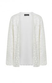 Sequin embroidered cape Front