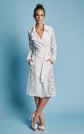 Lace Trench Coat