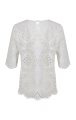 Daisy spanish lace top Back white